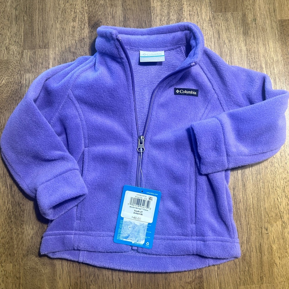 Columbia Lavender Fleece Jacket